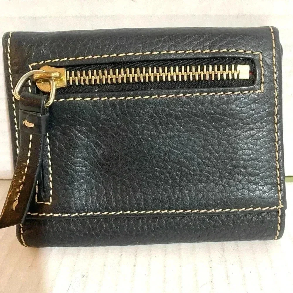 Dooney Bourke black leather wallet